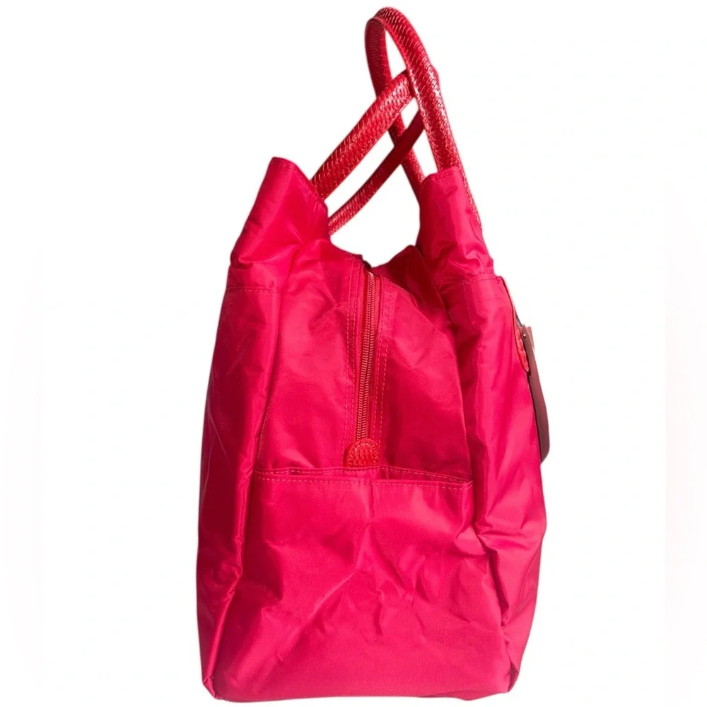 NWT TravelSmith Red Nylon Carry On Tote Travel Bag Organizer
